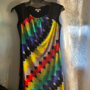 Multicolored comfortable dress